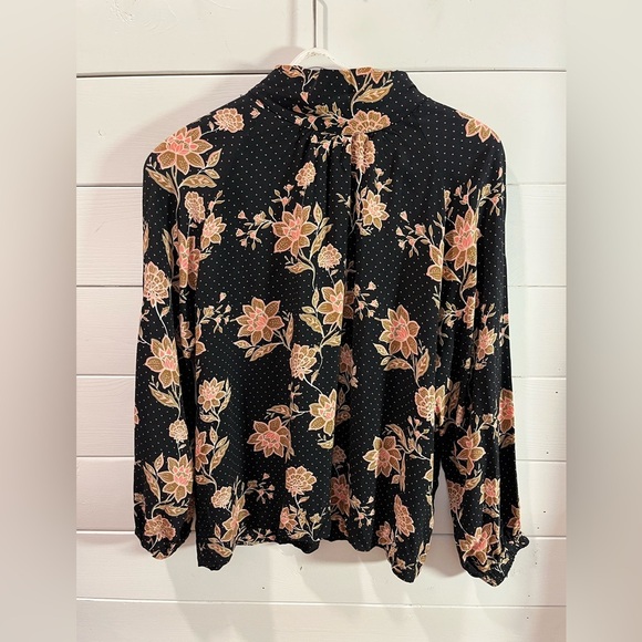 🖤 PART TWO – Floral High-Neck Blouse – Size 42 - Picture 1 of 8